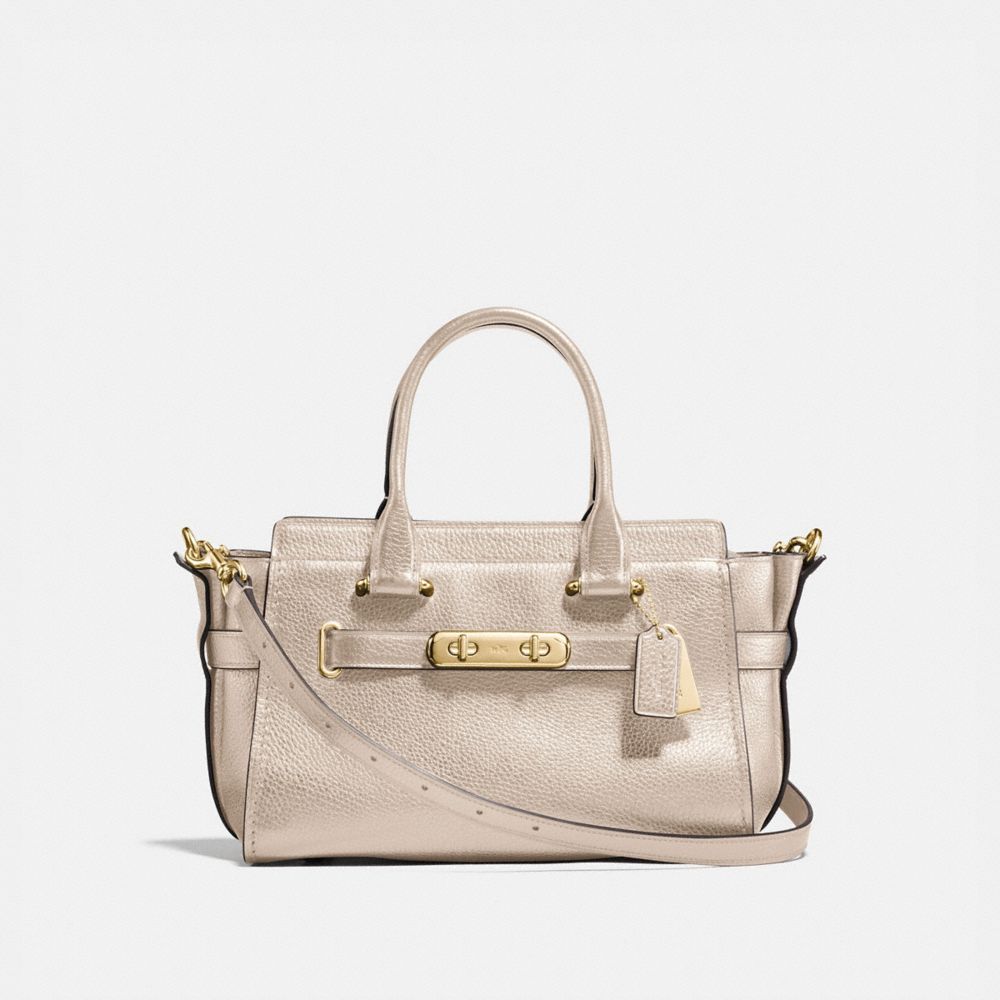 COACH SWAGGER 27 - f23197 - PLATINUM/LIGHT GOLD