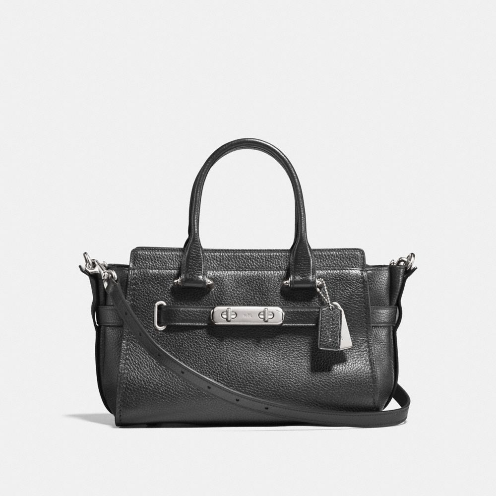 COACH SWAGGER 27 - METALLIC GRAPHITE/SILVER - COACH F23197