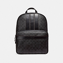 BOND BACKPACK - COACH f23210 - MATTE BLACK/BLACK/BLACK/OXBLOOD