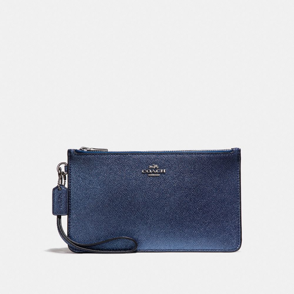 COACH F23223 CROSBY CLUTCH SILVER/METALLIC-NAVY