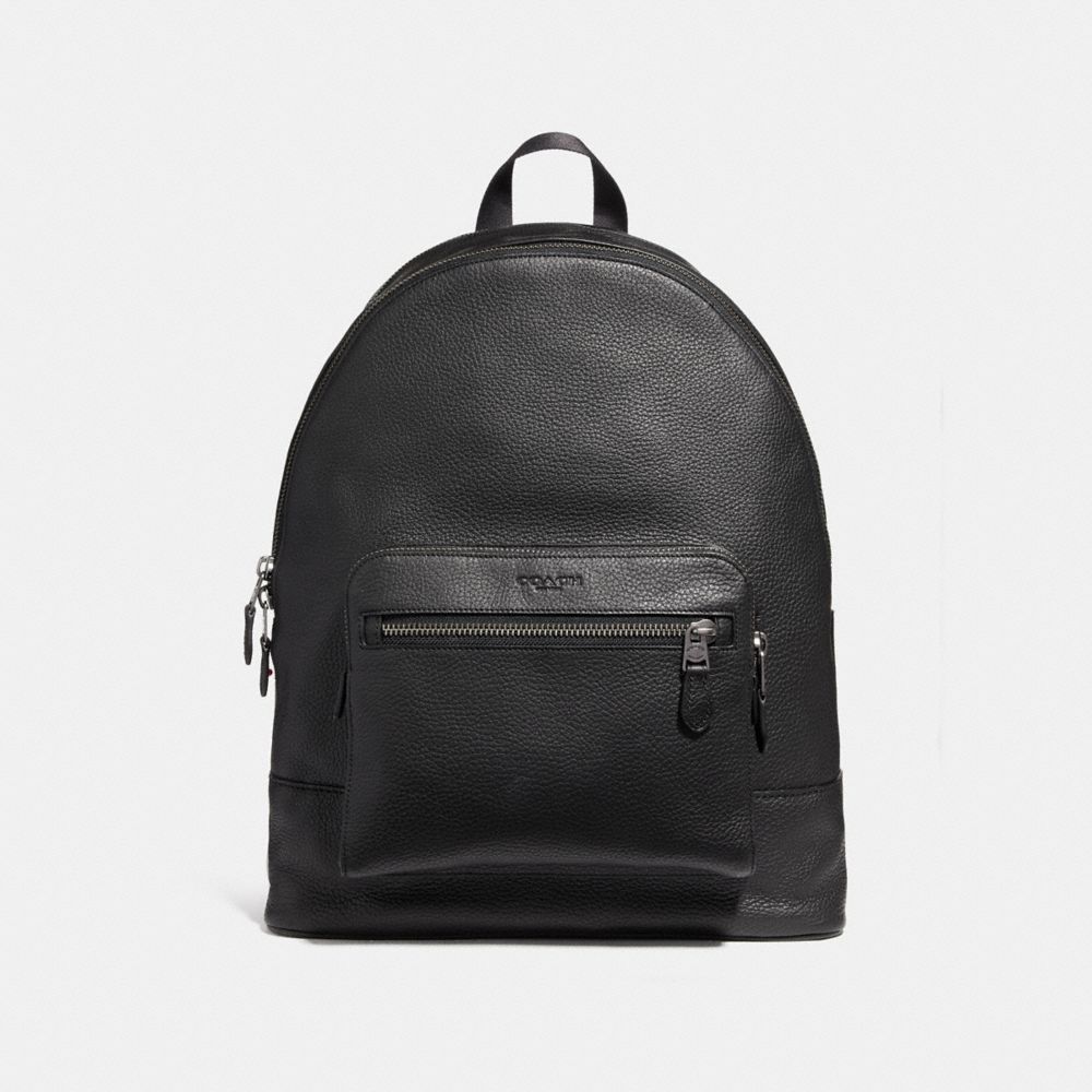 COACH F23247 West Backpack ANTIQUE NICKEL/BLACK