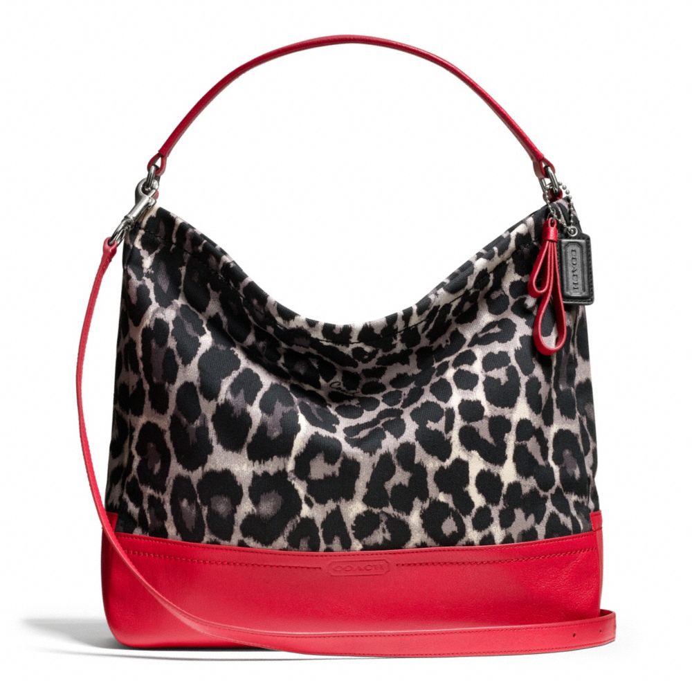 COACH F23266 PARK OCELOT PRINT HOBO ONE-COLOR