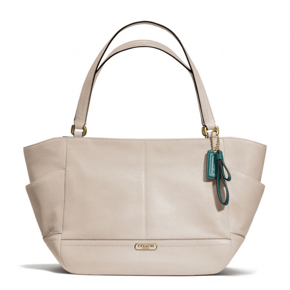 PARK LEATHER CARRIE - BRASS/STONE - COACH F23284