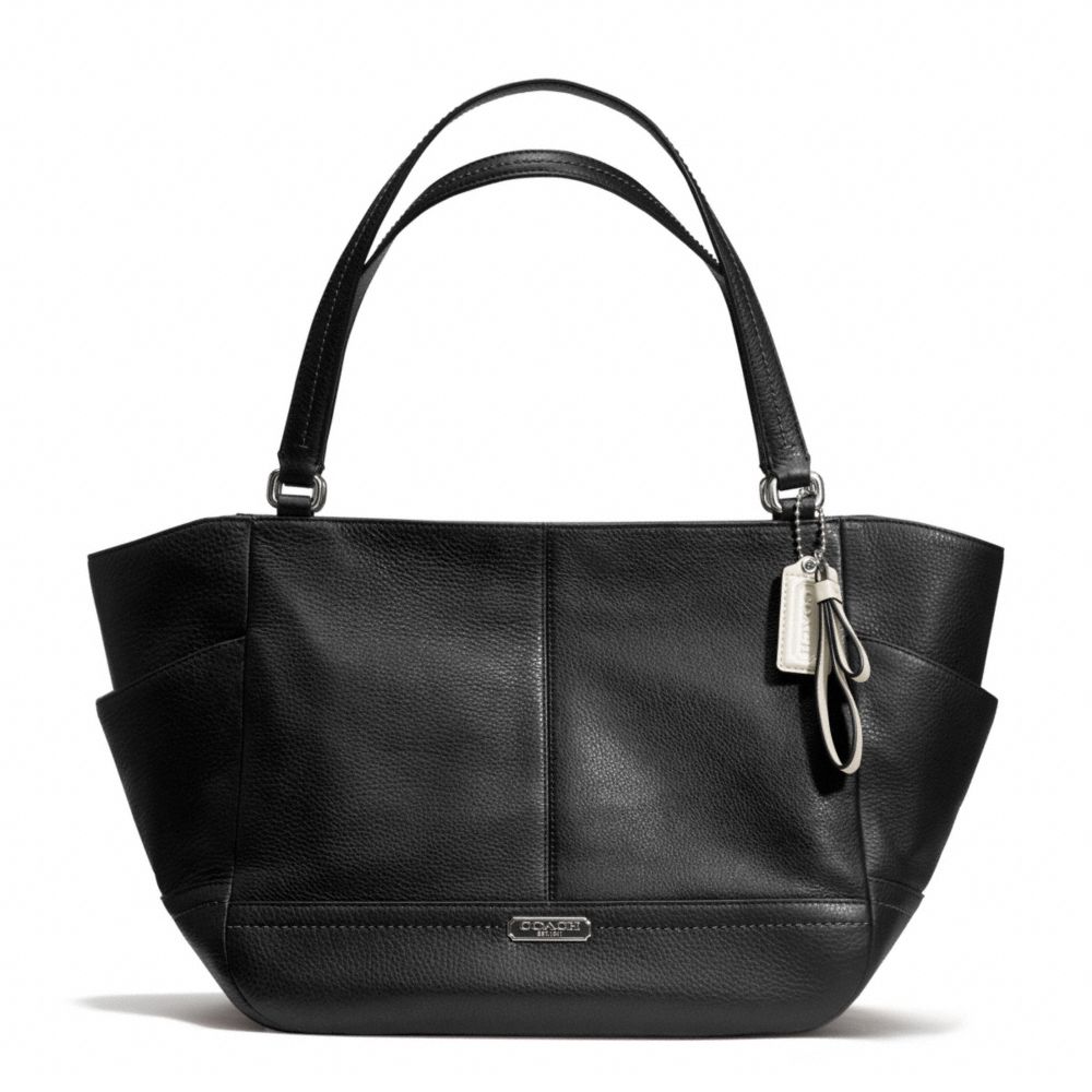 PARK LEATHER CARRIE - SILVER/BLACK - COACH F23284