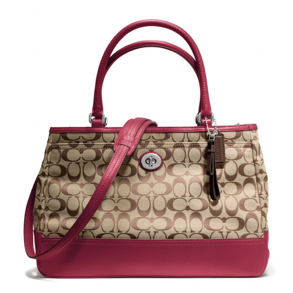 COACH PARK SIGNATURE LARGE CARRYALL - ONE COLOR - F23292