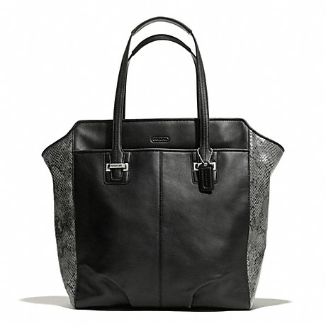 COACH f23303 TAYLOR MIXED LEATHER NORTH/SOUTH TOTE 