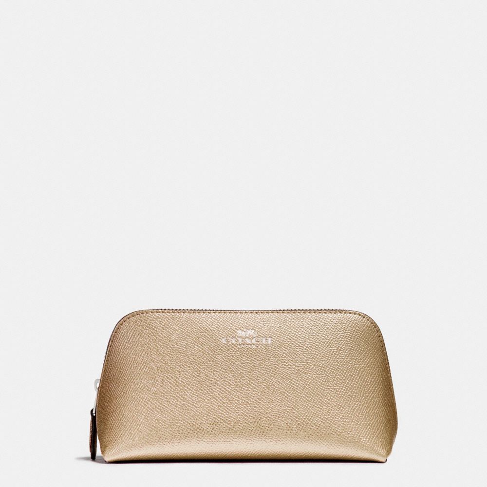 COSMETIC CASE 17 - LIGHT GOLD/PLATINUM - COACH F23332