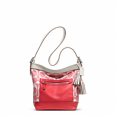 SIGNATURE CANVAS DUFFLE - COACH F23407 - ONE-COLOR