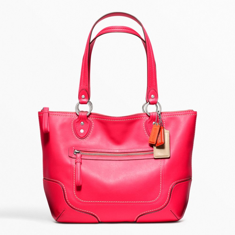 POPPY LEATHER SMALL TOTE COACH F23441