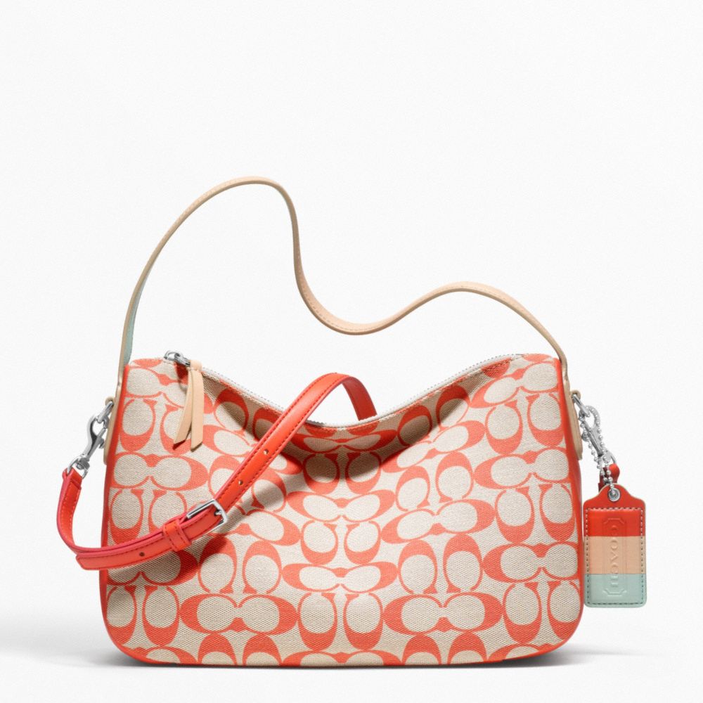 COACH F23471 LEGACY WEEKEND PRINTED SIGNATURE CROSSBODY ONE-COLOR