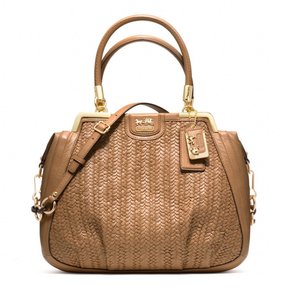 COACH f23489 MADISON PINNACLE WOVEN LILLY GDBAD