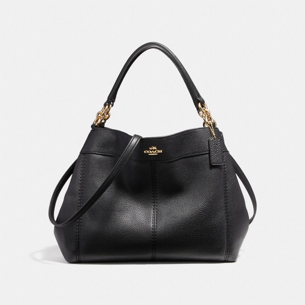 Coach small cheap lexy black