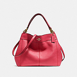 SMALL LEXY SHOULDER BAG - f23537 - IMITATION GOLD/TRUE RED