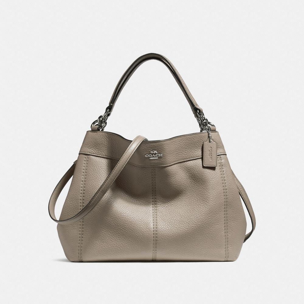 COACH F23537 SMALL LEXY SHOULDER BAG SILVER/FOG