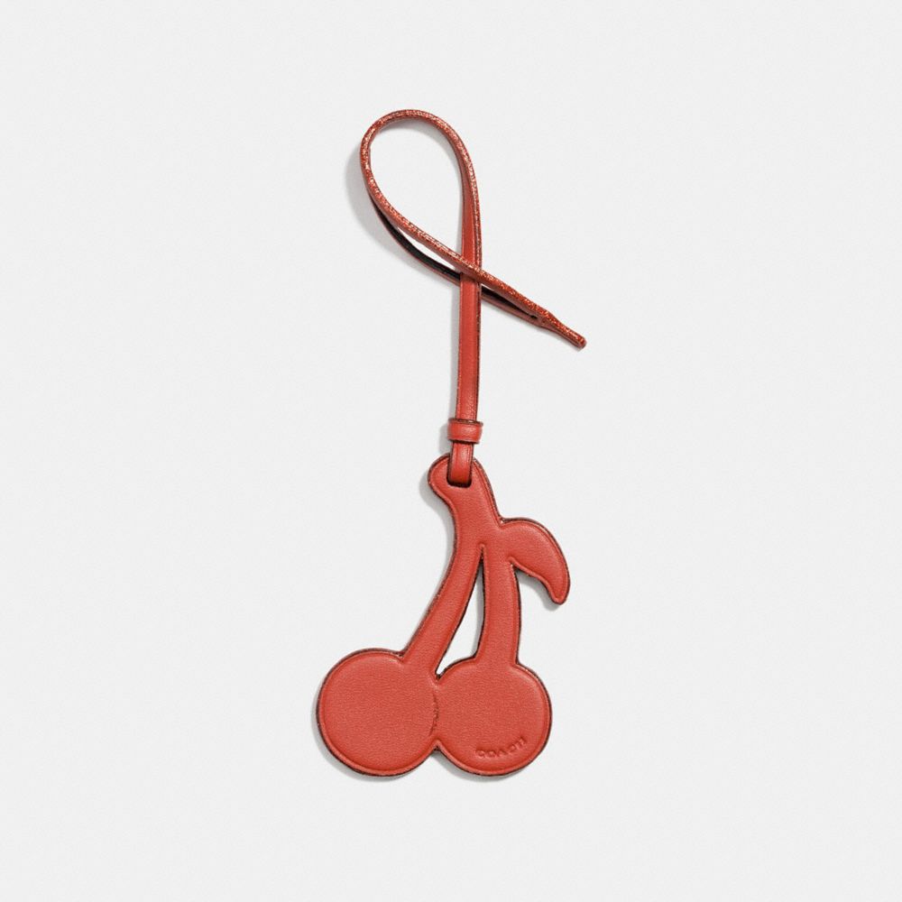 CHERRY ORNAMENT - F23582 - VERMILLION