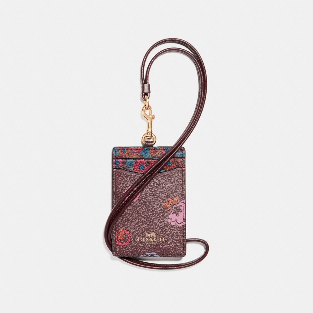 COACH F23634 Id Lanyard With Primrose Meadow Print IMFCG