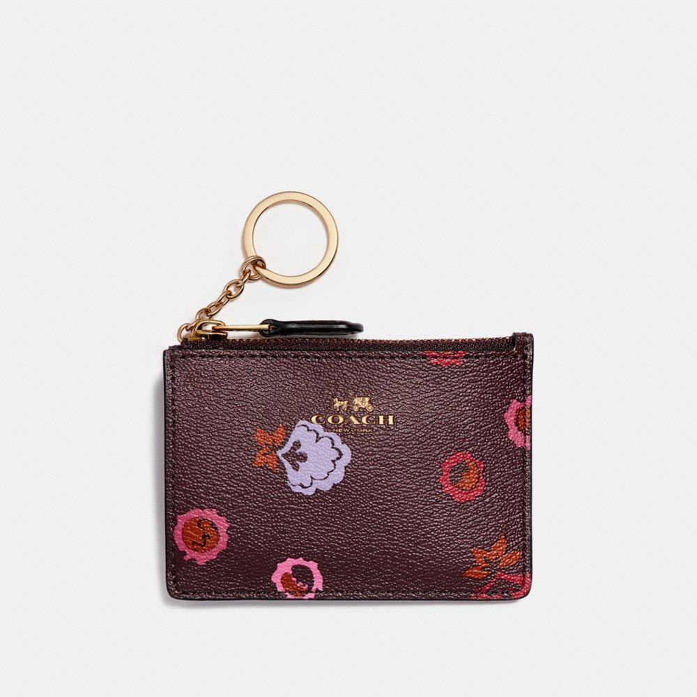 COACH F23636 Mini Skinng Id Case With Primrose Meadow Print IMFCG