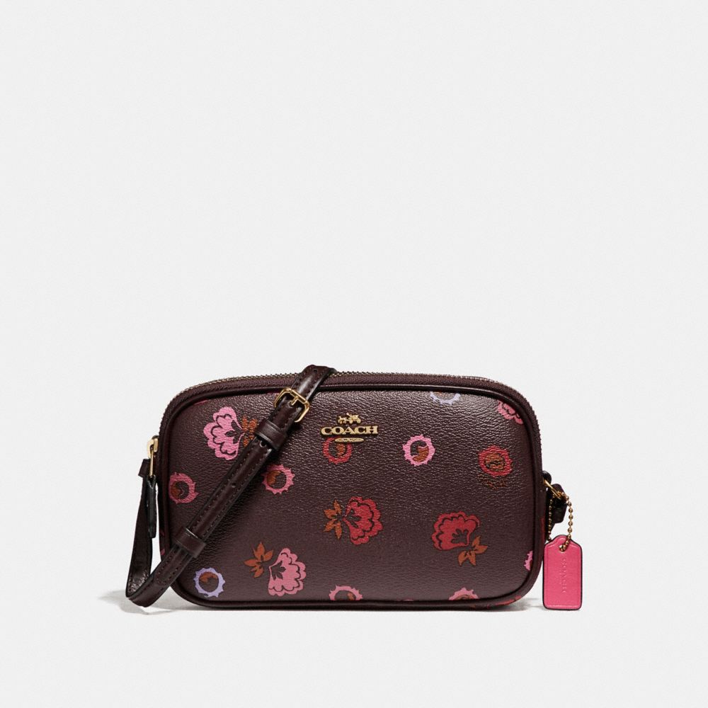 CROSSBODY POUCH WITH PRIMROSE PRINT - f23643 - IMFCG