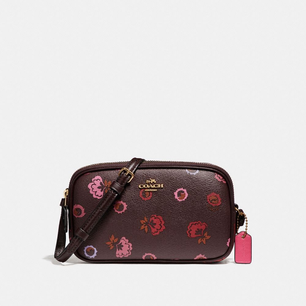 CROSSBODY POUCH WITH PRIMROSE PRINT - IMFCG - COACH F23643