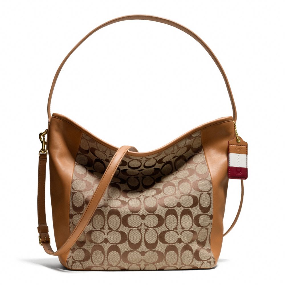 WEEKEND SIGNATURE C SHOULDER BAG - f23702 - F23702BKHDO