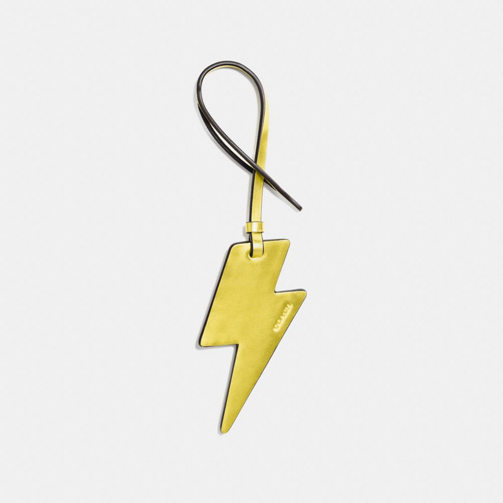 COACH F23712 - LIGHTNING BOLT ORNAMENT METALLIC LEMON