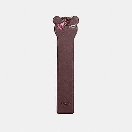 COACH OUTLAW BOOKMARK - OXBLOOD - f23728