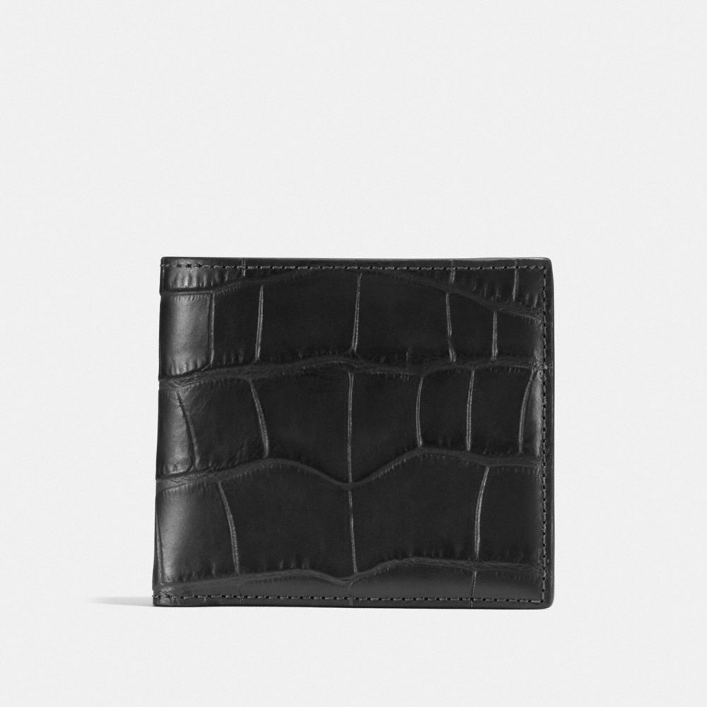 DOUBLE BILLFOLD WALLET - F23835 - BLACK