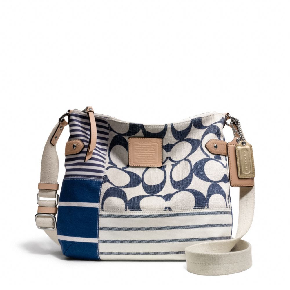 COACH F23929 DAISY PATCHWORK FILE BAG ONE-COLOR