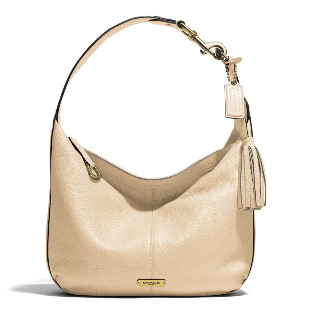 COACH AVERY LEATHER SMALL HOBO - ONE COLOR - F23960