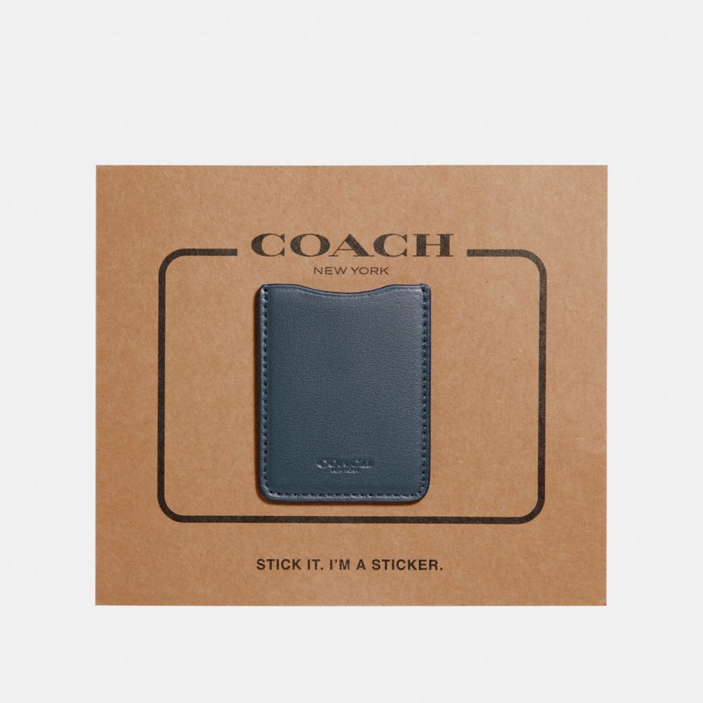 COACH F24051 PHONE POCKET STICKER DENIM