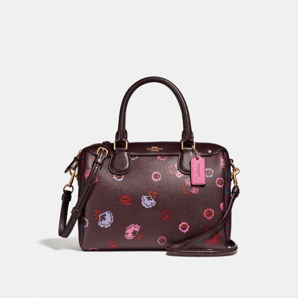 MINI BENNETT SATCHEL WITH PRIMROSE FLORAL PRINT - f24077 - IMFCG