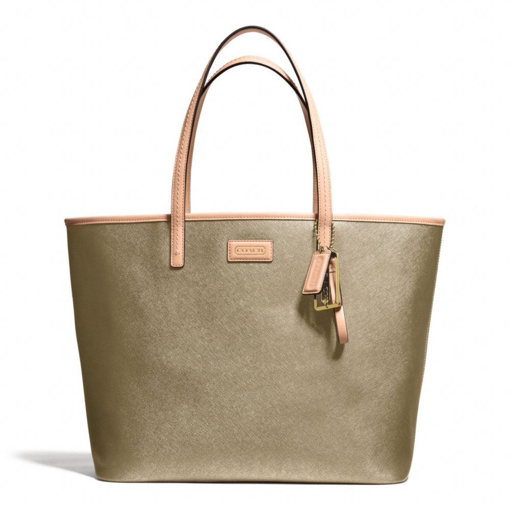 COACH PARK METRO LEATHER TOTE - BRASS/GOLD - F24341