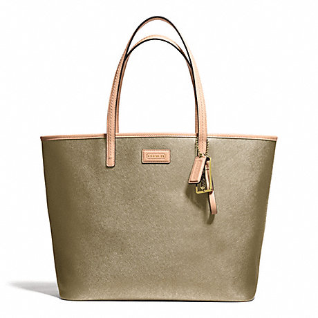 COACH PARK METRO LEATHER TOTE - BRASS/GOLD - f24341