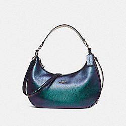 EAST/WEST HARLEY HOBO - COACH f24352 - BLACK ANTIQUE NICKEL/MULTI