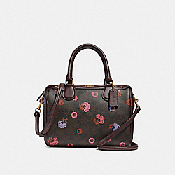MINI BENNETT SATCHEL WITH PRIMROSE FLORAL PRINT - COACH f24371 - IMBMC