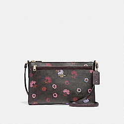 EAST/WEST CROSSBODY WITH POP-UP POUCH WITH PRIMROSE FLORAL - f24373 - IMBMC