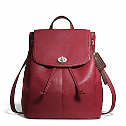 COACH F24385 - PARK LEATHER BACKPACK ONE-COLOR