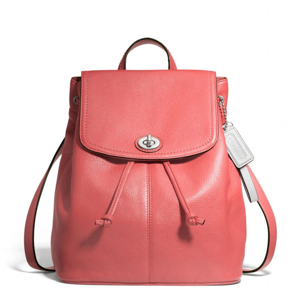 COACH f24385 PARK LEATHER BACKPACK 