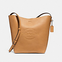HUDSON DUFFLE - COACH f24556 - MUSTARD/BLACK ANTIQUE NICKEL