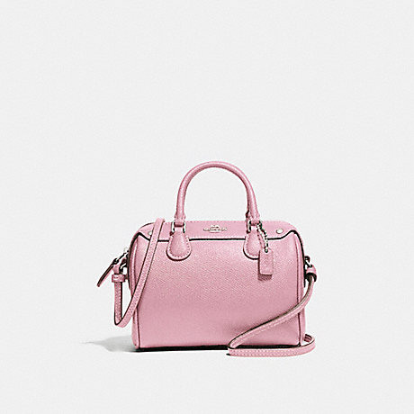 MICRO MINI BENNETT SATCHEL - COACH F24627 - SILVER/BLUSH 2