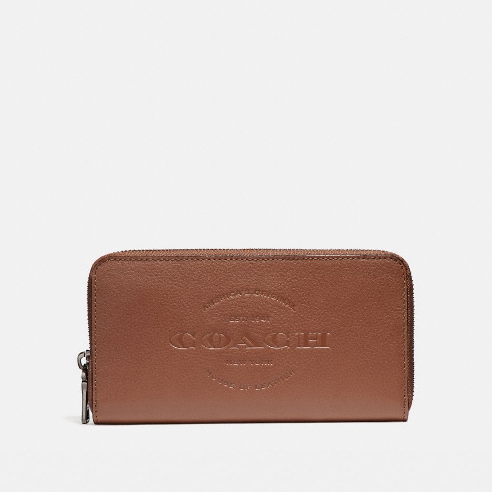 COACH F24648 Accordion Wallet SADDLE