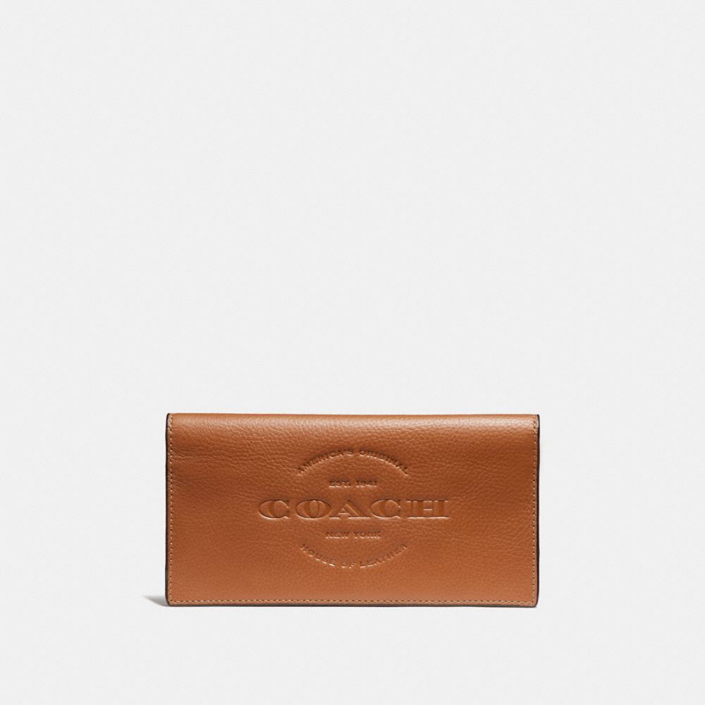 BREAST POCKET WALLET - f24653 - SADDLE