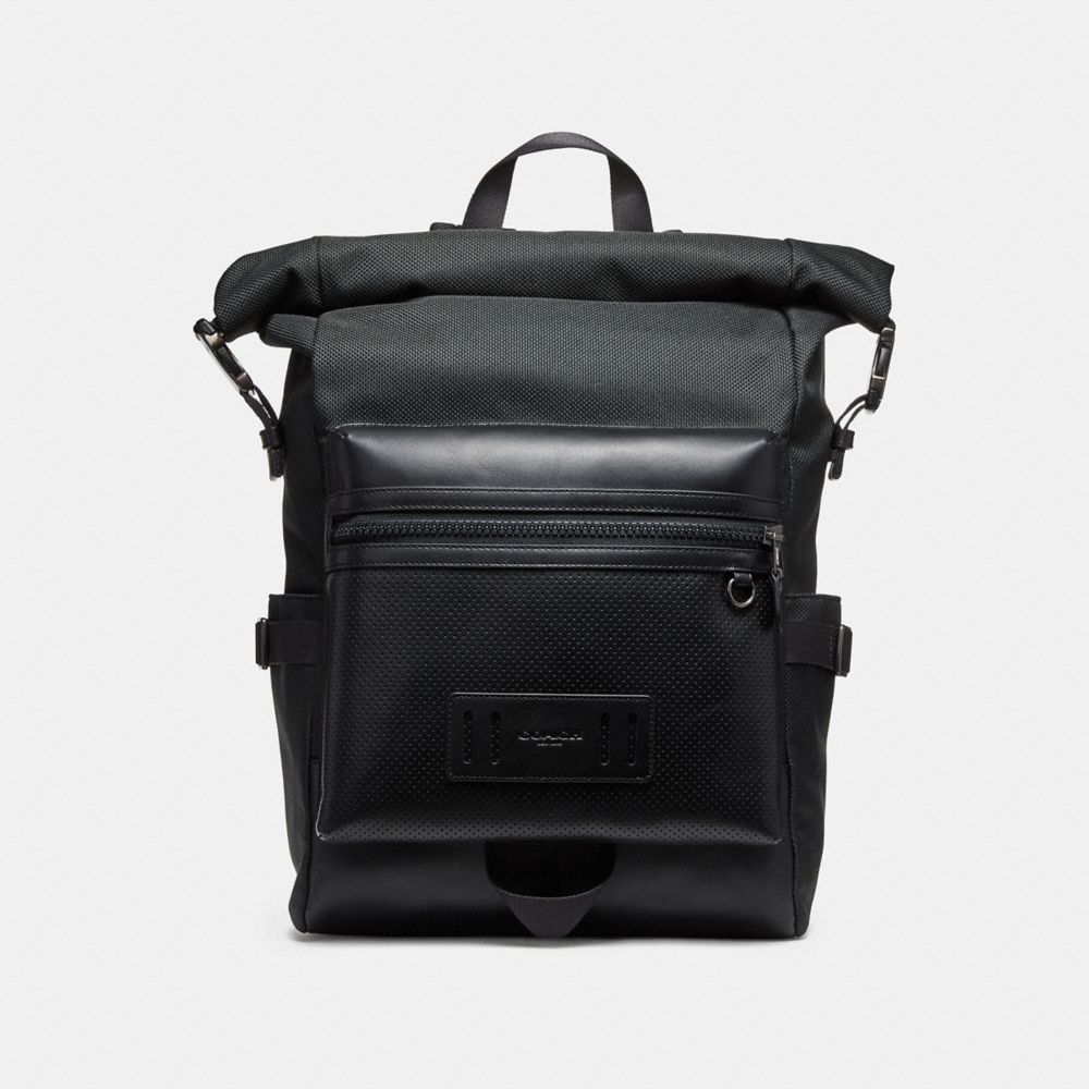 coach terrain roll top backpack