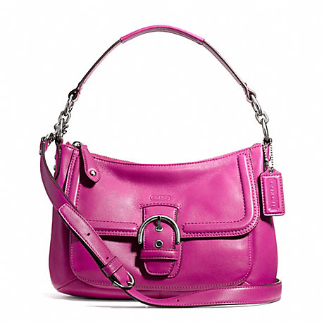 COACH CAMPBELL LEATHER SMALL CONVERTIBLE HOBO -  - f24687