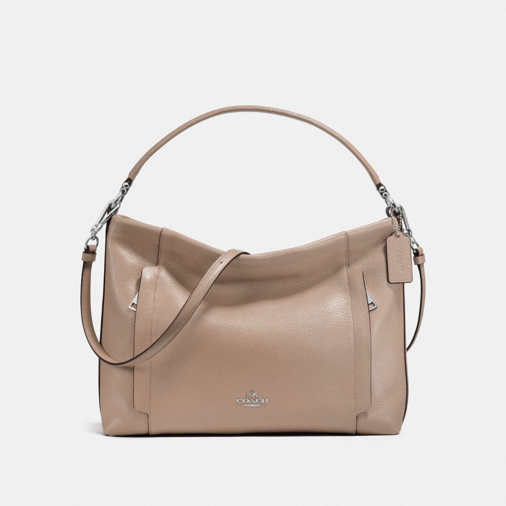 COACH SCOUT HOBO - SILVER/STONE - f24770