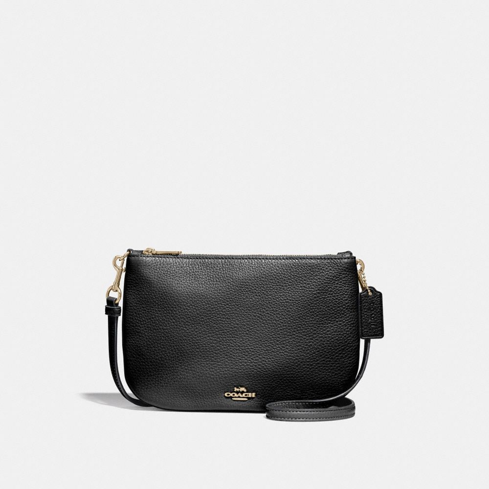 COACH TRANSFORMABLE CROSSBODY - BLACK/IMITATION GOLD - F24799