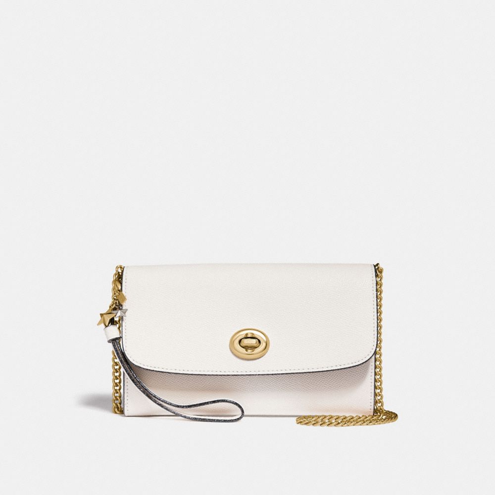 CHAIN CROSSBODY WITH CHARMS - CHALK/LIGHT GOLD - COACH F24802