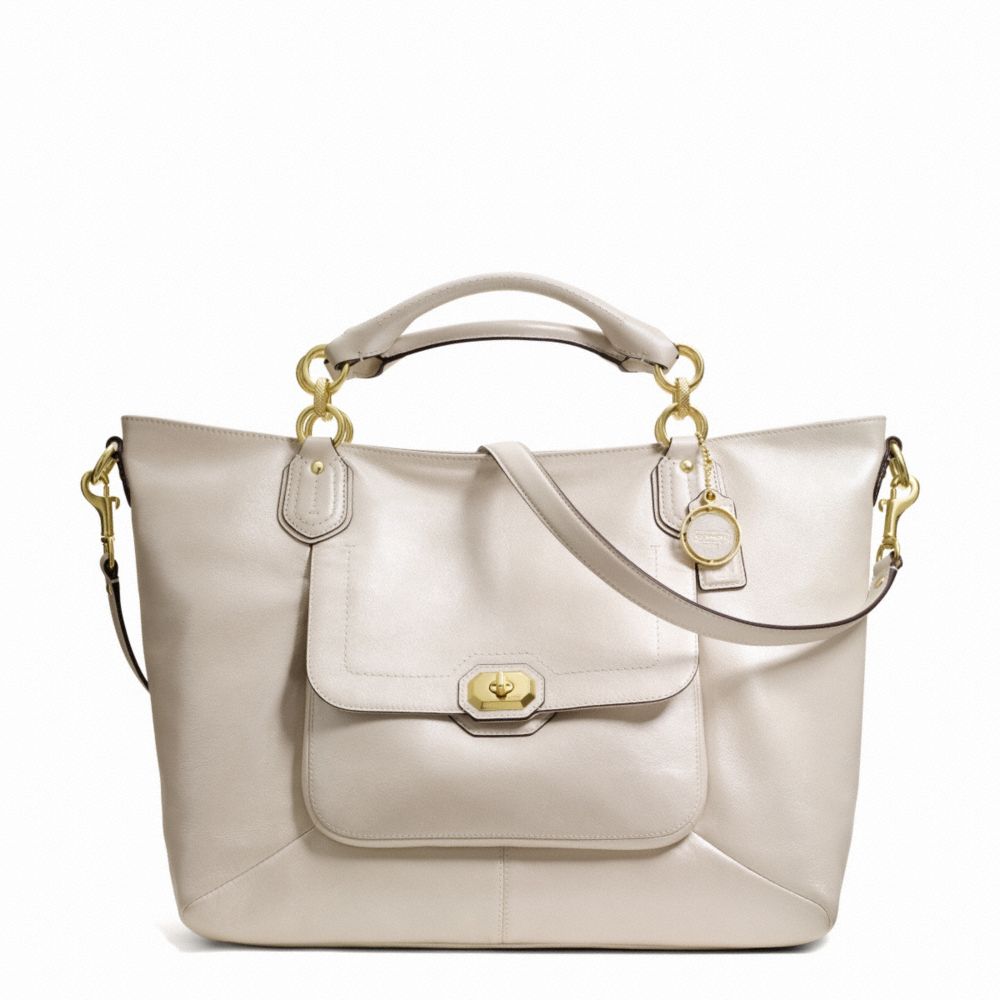 coach bag with pearl strap