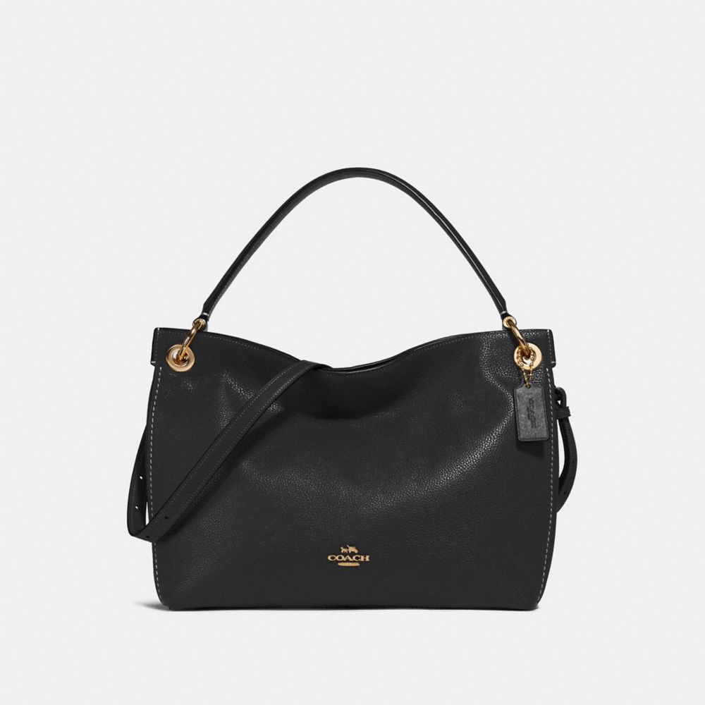 COACH F24947 - CLARKSON HOBO - BLACK/LIGHT GOLD | COACH HANDBAGS