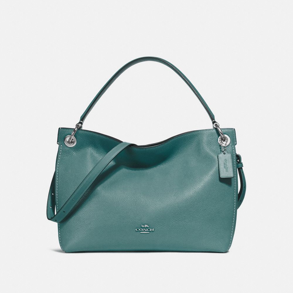 CLARKSON HOBO - COACH F24947 - MARINE/SILVER